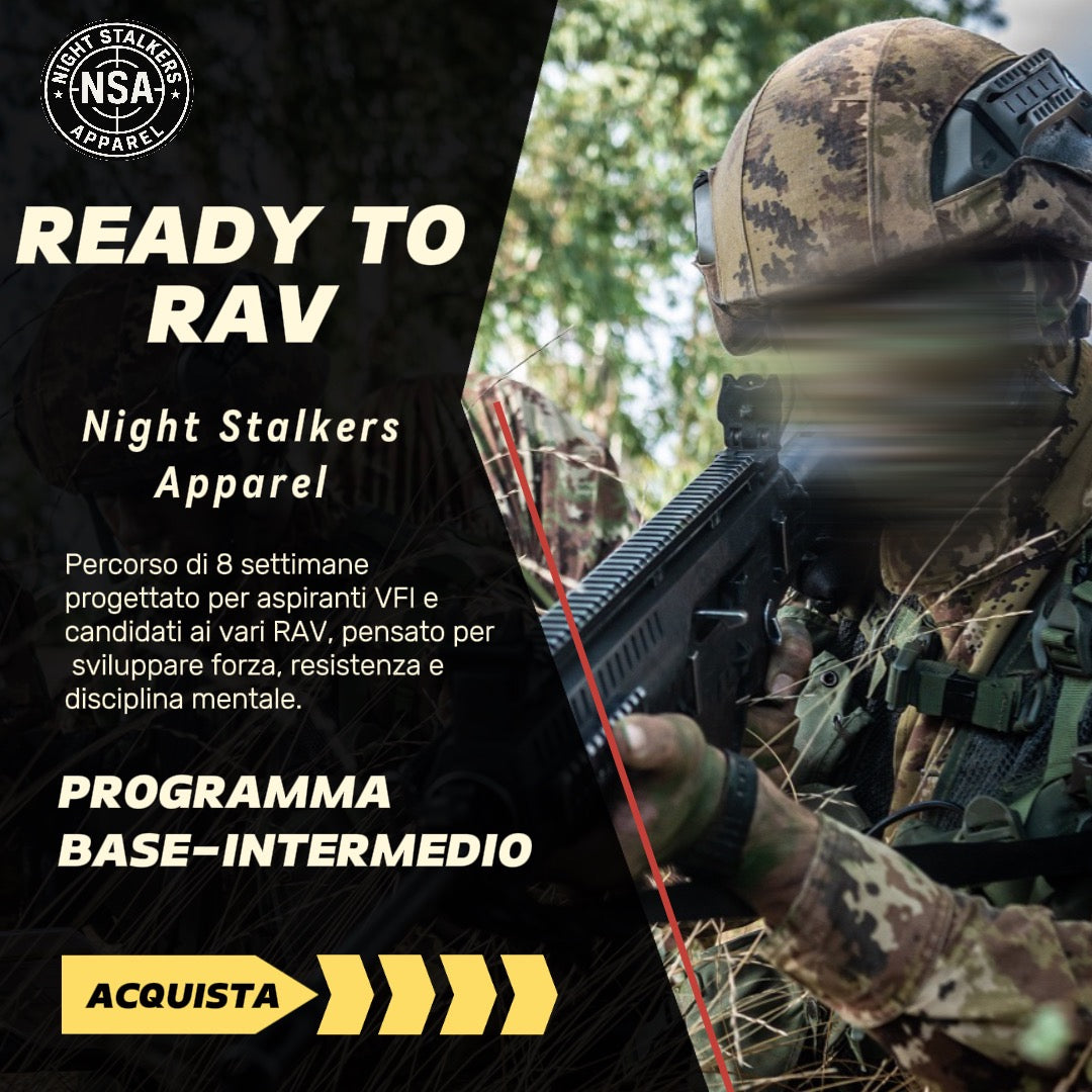 PROGRAMMA DI ALLENAMENTO "READY TO RAV"