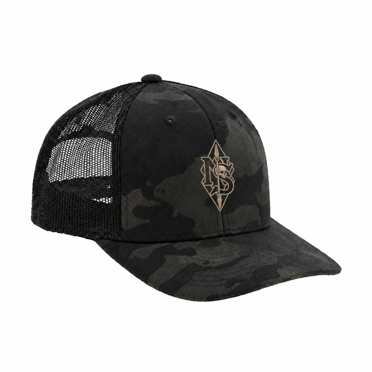 Night Skull Trucker Hat - Night Stalkers Apparel