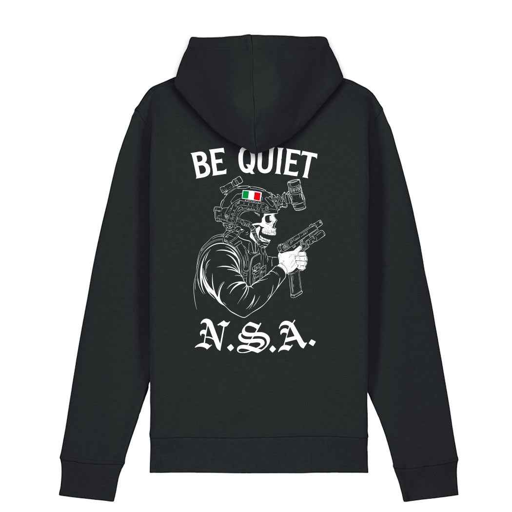 Felpa "Be Quiet NSA"