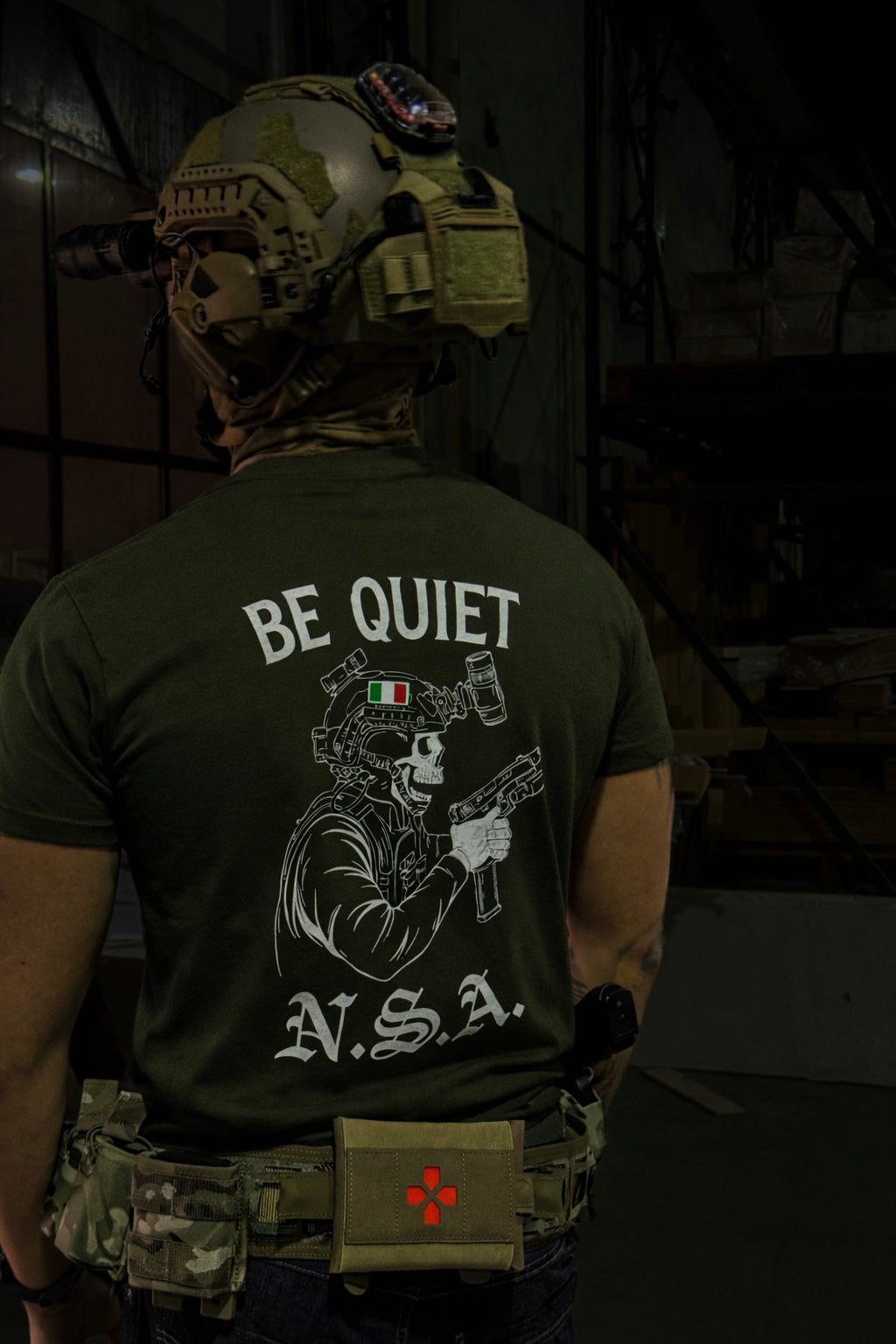 T-Shirt "Be Quiet" - Night Stalkers Apparel