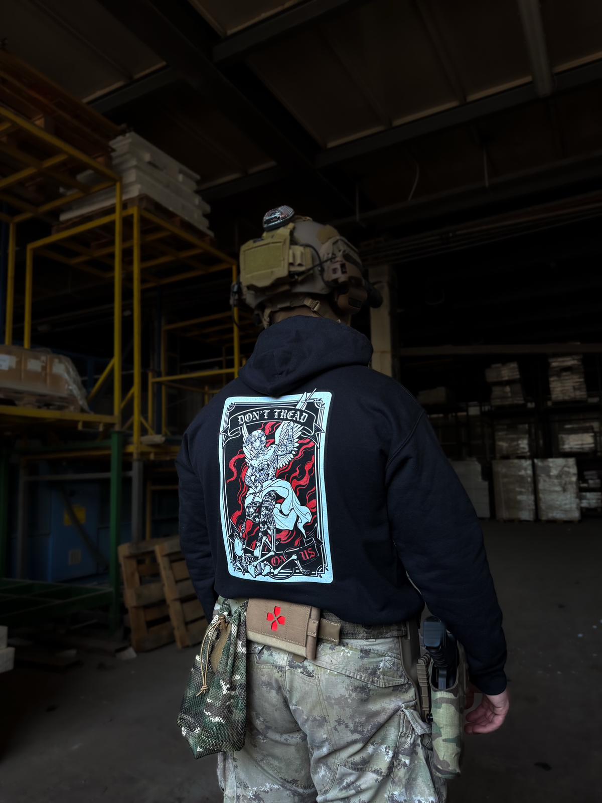 Tactical Hoodie "Don't Tread on Us" - Night Stalkers Apparel