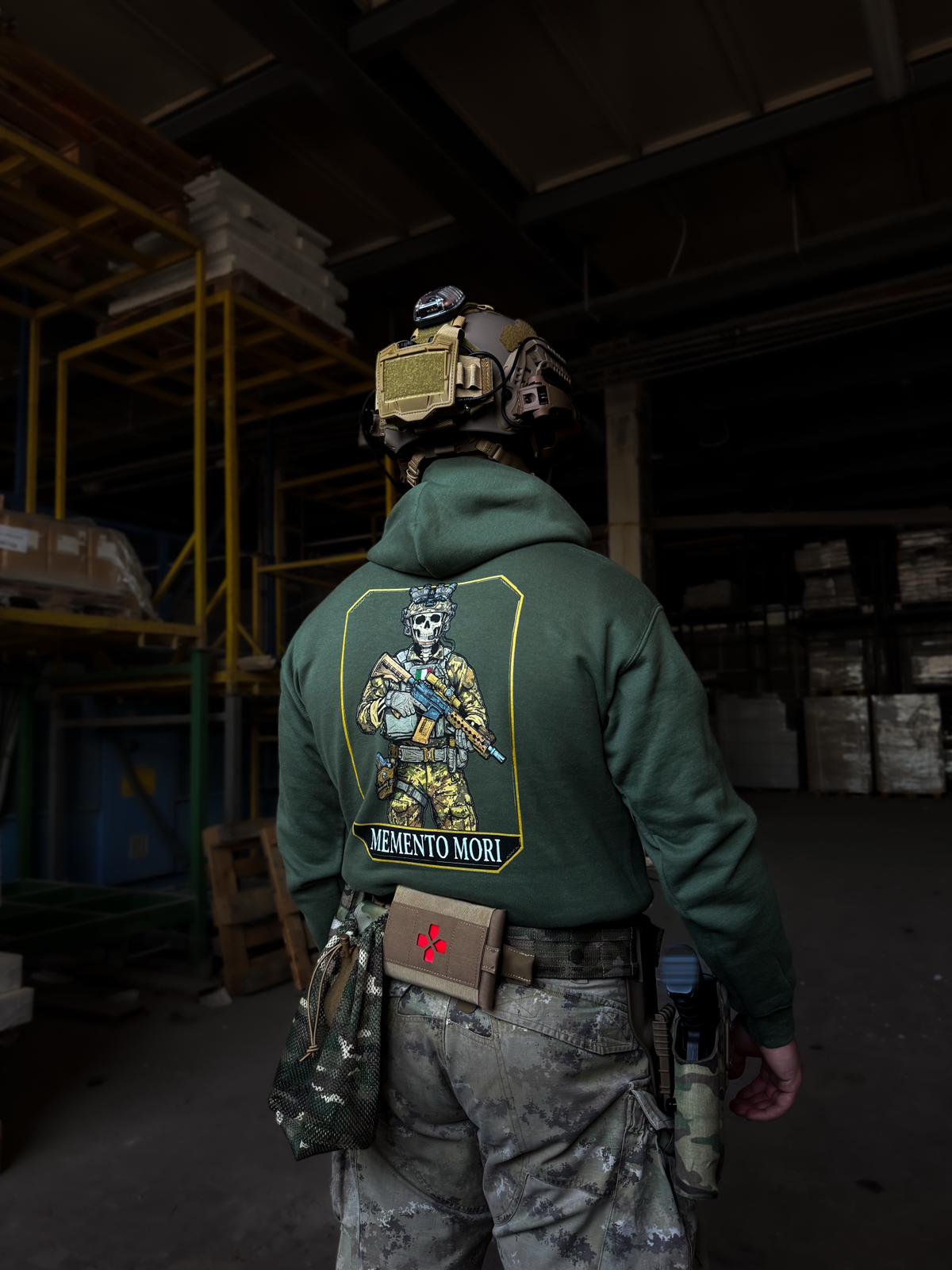 Tactical Hoodie "Memento Mori" - Night Stalkers Apparel