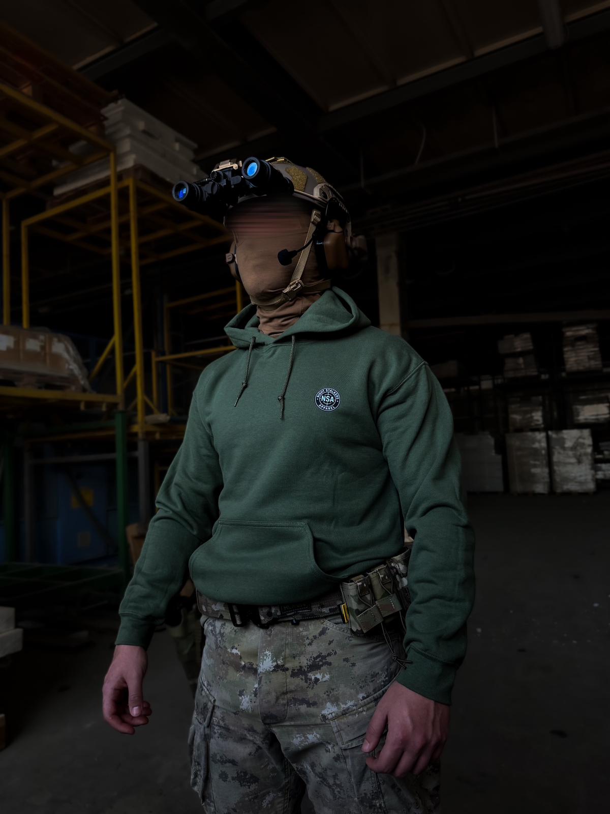 Tactical Hoodie "Memento Mori" - Night Stalkers Apparel